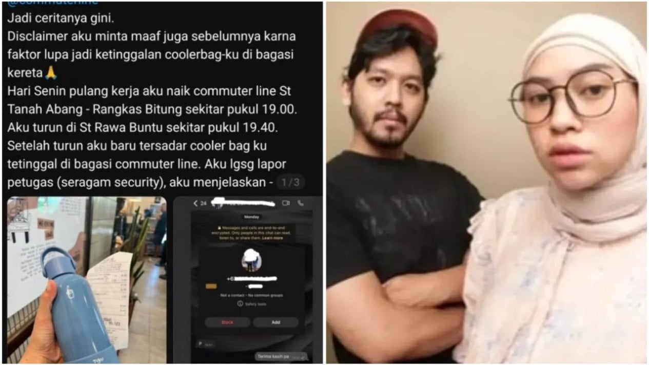 Kasus tumbler tuku yang hilang dan viral di media sosial Photo : Kolase
