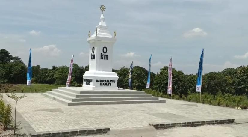 Tugu Nol Kilometer Indramayu Barat Rampung, Ini Lokasinya