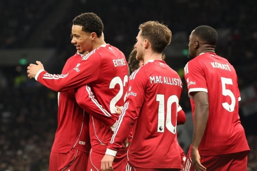 Hasil Liverpool vs Tottenham: The Reds Tembus 5 Besar