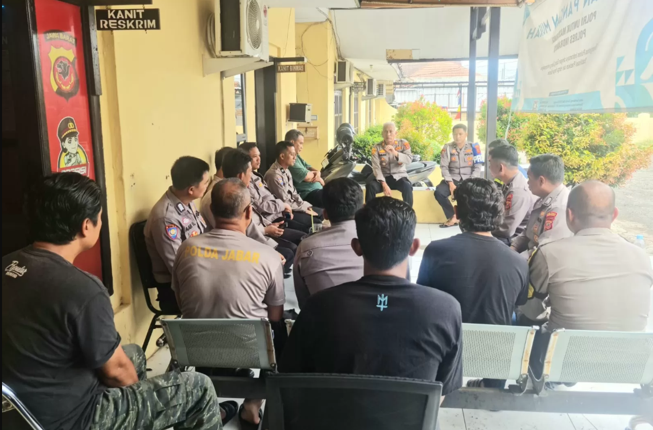 Kapolsek Haurgeulis Pimpin Kesiapan Pengamanan Pilwu 2025, Fokus Logistik dan Netralitas