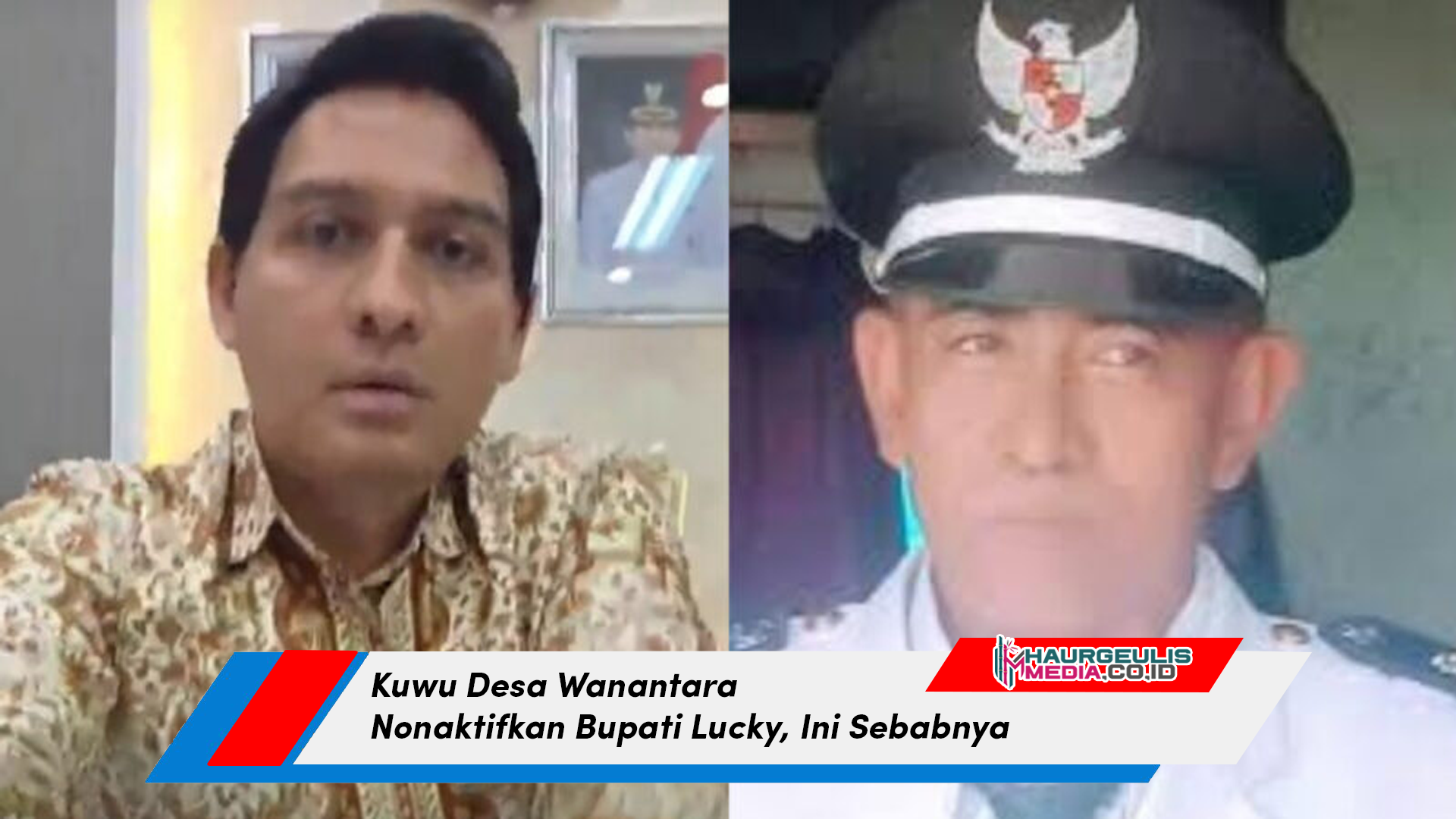 Kuwu Desa Wanantara Di Nonaktifkan Bupati Lucky, Ini Sebabnya