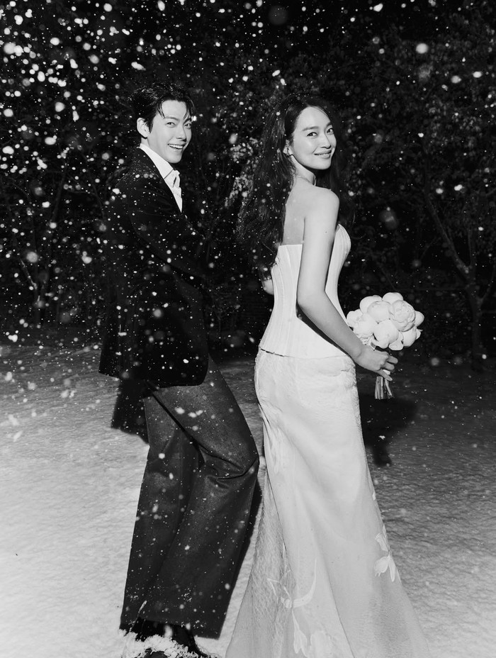 Foto Pre-Wedding Kim Woo Bin dan Shin Min Ah/ Foto: AM Entertainment