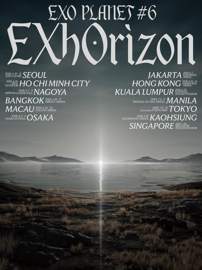 Poster pengumuman konser EXO/ Foto: instagram.com/weareone.exo