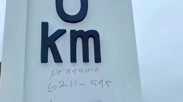 Vandalisme Tugu 0 KM Indramayu Barat: Kode Misterius atau Iseng?