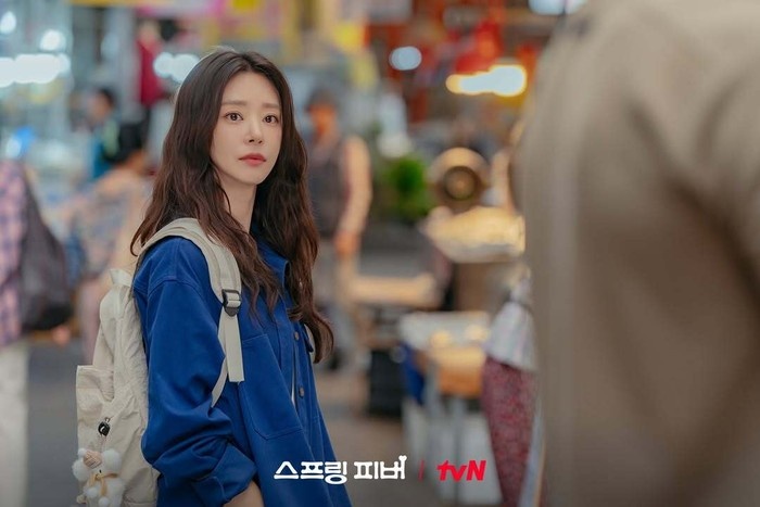 Lee Joo Bin sebagai Yoon Bom di drama Spring Fever/foto: instagram.com/tvn_drama