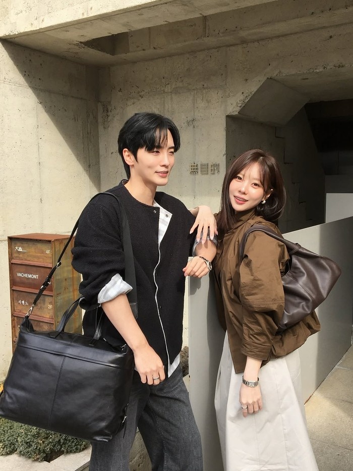 Lee Ju Hwi dan Go Min Young/ Foto: instagram.com/joohweylee