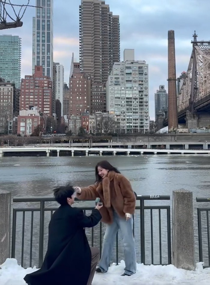 Lee Ju Hwi dan Go Min Young/ Foto: instagram.com/lamuzes