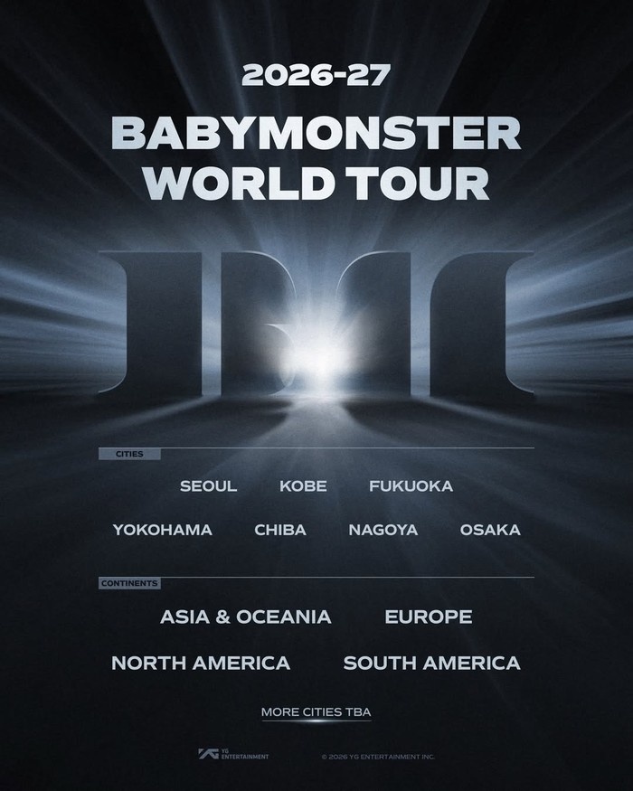 Poster Konser Terbaru BABYMONSTER/ Foto: YG Entertainment