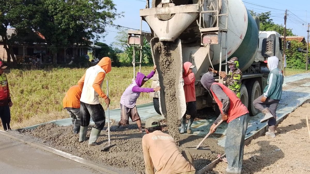 Dana SILPA 2025 Bangun Jalan Cor Wanantara