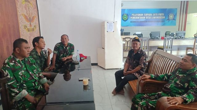 Danramil Krangkeng Pimpin Musyawarah Lanjutan Proyek Luwunggesik