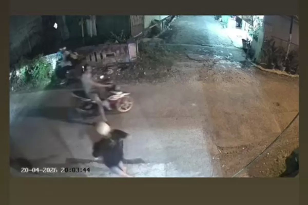 Maling Motor Kabur di Sidoarjo, Aksi Terekam CCTV