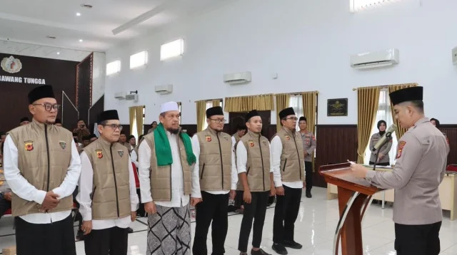 Pelantikan Da’i Kamtibmas Polres Indramayu, Siap Sebarkan Pesan Keamanan Lewat Mimbar
