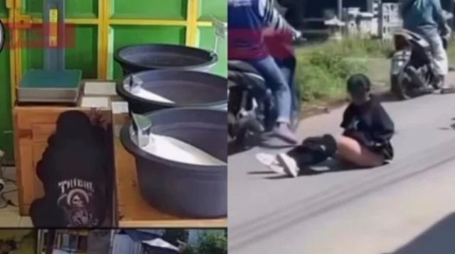 Tertangkap Curi Uang Toko, Wanita Lepas Celana Akting ODGJ