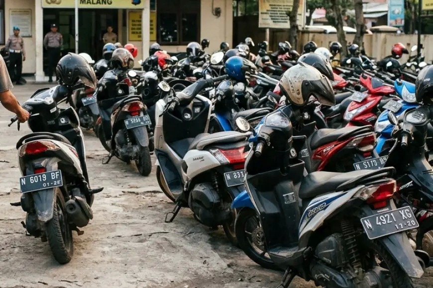 Titip Motor Gratis Mudik: 30 Polsek Malang Siap Jaga