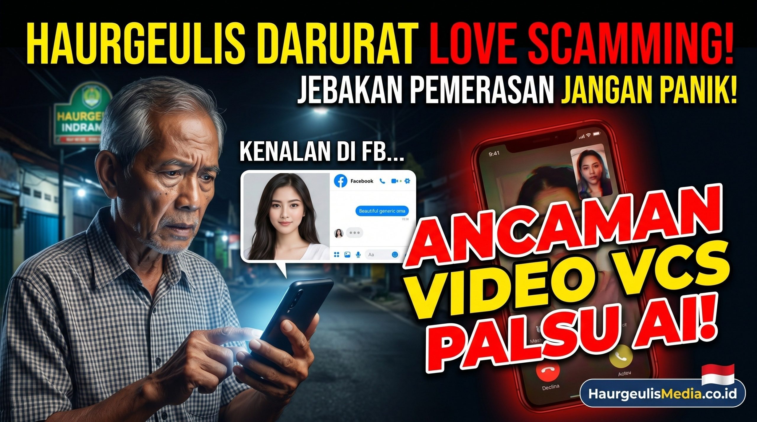 Haurgeulis Darurat Love Scamming! Awas Jebakan VCS & Video AI