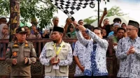445 Jemaah Haji Kloter 30 Dilepas ke Tanah Suci dari Pendopo Indramayu