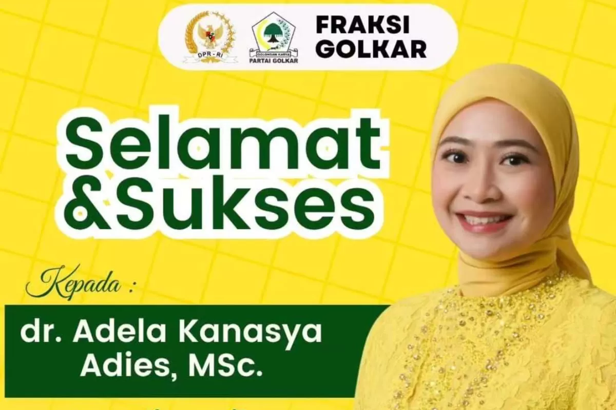 Adela Kanasya Adies: Profil dan Agama Anak Adies Kadir Pengganti Ayahnya di DPR