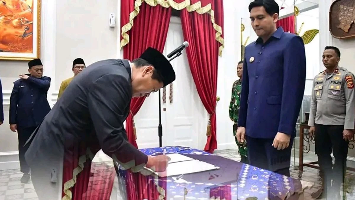 Ahmad Syadali Promosi Jabatan, Lucky Hakim Berikan Amanat Penting