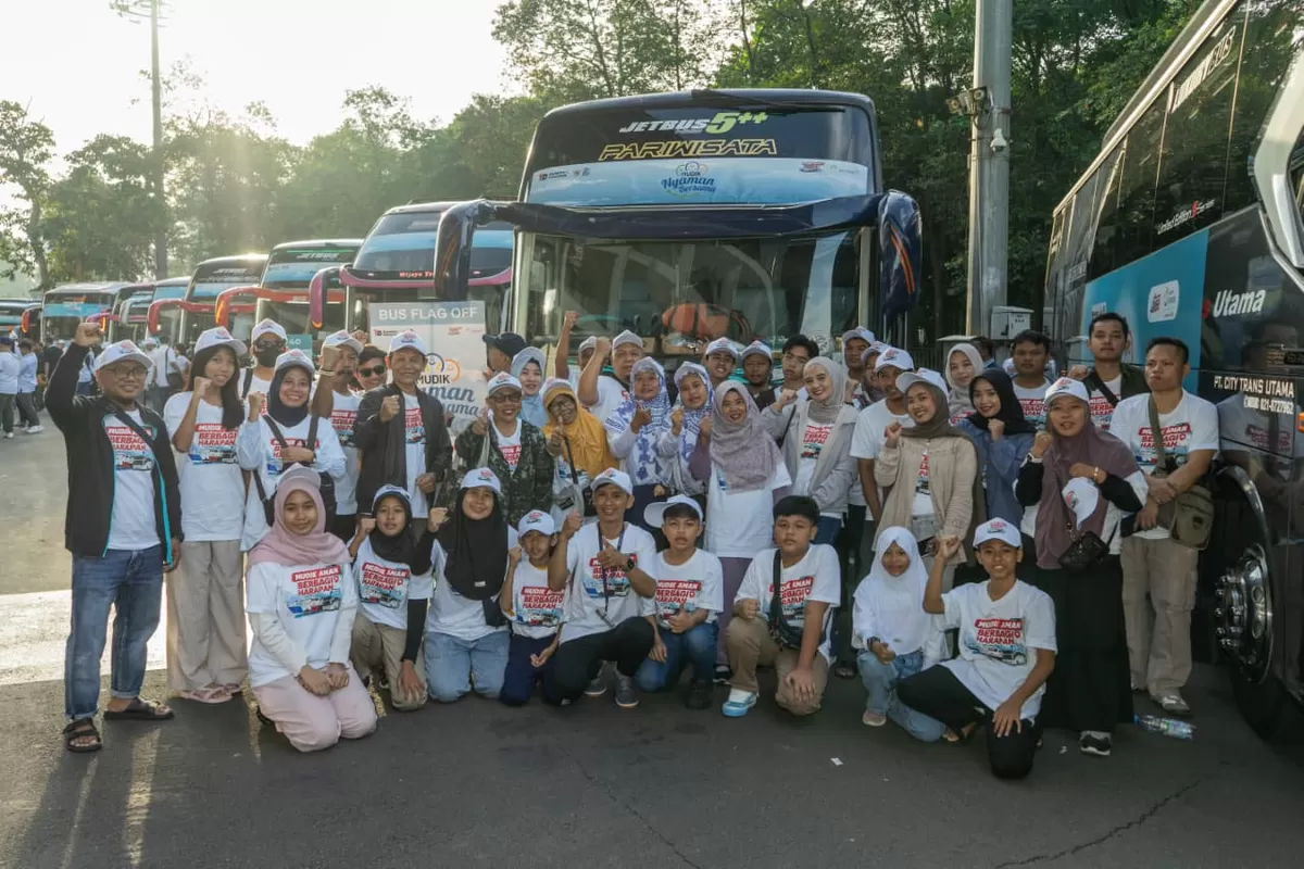 ANTAM Berangkatkan 500 Pemudik dalam Program Mudik Bersama BUMN dan ESDM