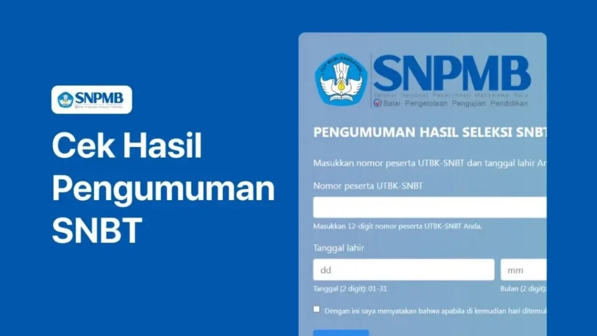 Cara Login Pengumuman SNBT 2026: Cek Hasil Lengkap