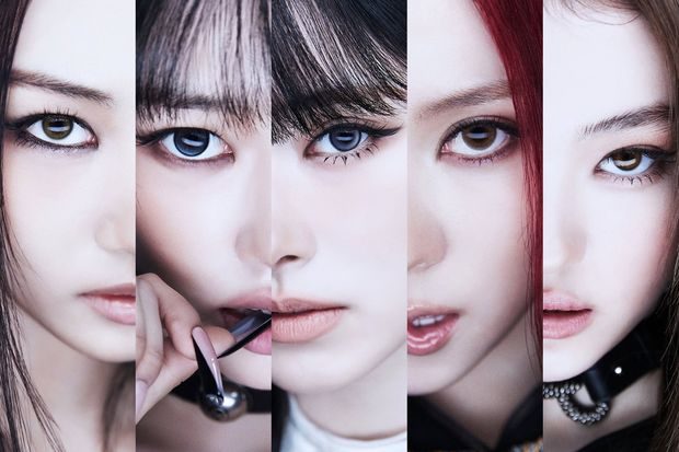 THE BLACK LABEL memperlihatkan foto close-up mata MEOVV dalam teaser perdana yang memperlihatkan para member.