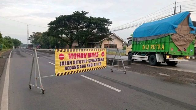 Pantura Losarang Indramayu Satu Jalur Sholat Idul Adha Desa Jumbleng