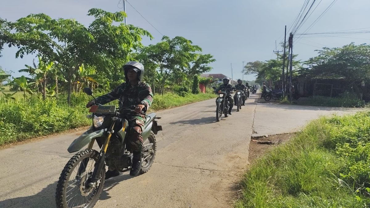 Patroli Siaga May Day Dipimpin Kapten Inf Sudiyanto, Lelea Aman dan Kondusif