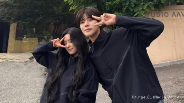 Chemistry Manis Moon Sang Min dan Kim Min Ju di Lokasi Syuting Drakor Baru