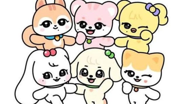 Grup K-Pop dengan Karakter Animasi Menggemaskan