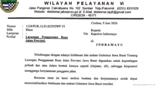 Hajatan Tutup Jalan Provinsi Dilarang Jabar, Ruas Vital Indramayu Steril