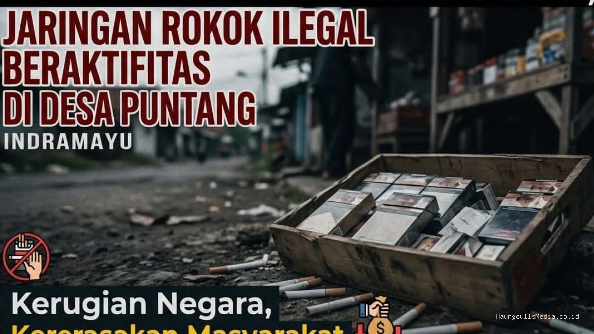 Jaringan Rokok Ilegal Leluasa Beraktifitas di Desa Puntang Indramayu, Rugikan Pendapatan Negara