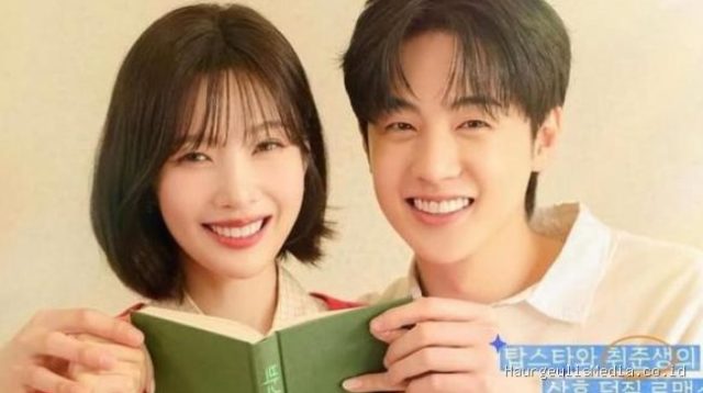 Joy dan Kim Hyun Jin dalam Poster Drakor One of A Kind Romance