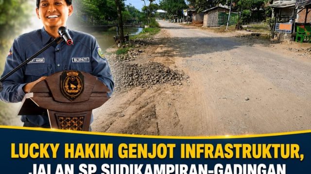 Lucky Hakim Percepat Pembangunan Jalan Rp3,3 Miliar di SP Sudikampiran-Gadingan