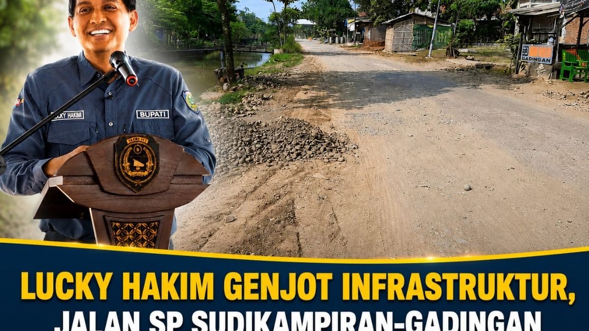 Lucky Hakim Percepat Pembangunan Jalan Rp3,3 Miliar di SP Sudikampiran-Gadingan