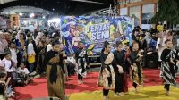 Penampilan Siswa SD Meriahkan Car Free Night Indramayu