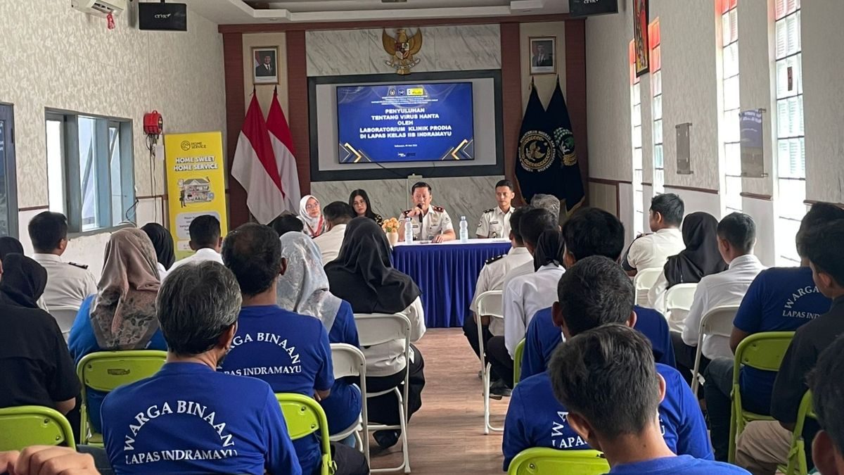 Penyuluhan dan Periksa Kesehatan Cegah Hanta di Lapas Indramayu