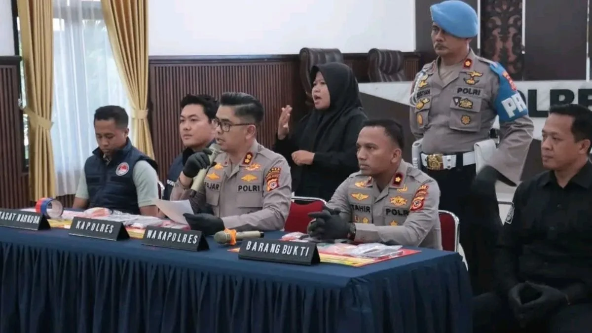 Satresnarkoba Indramayu: 25 Kasus Narkoba, 30 Tersangka Diamankan