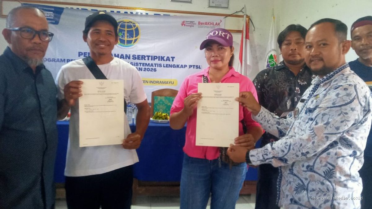 Sertipikat PTSL Diserahkan di Plosokerep, Warga Apresiasi Legalisasi Tanah