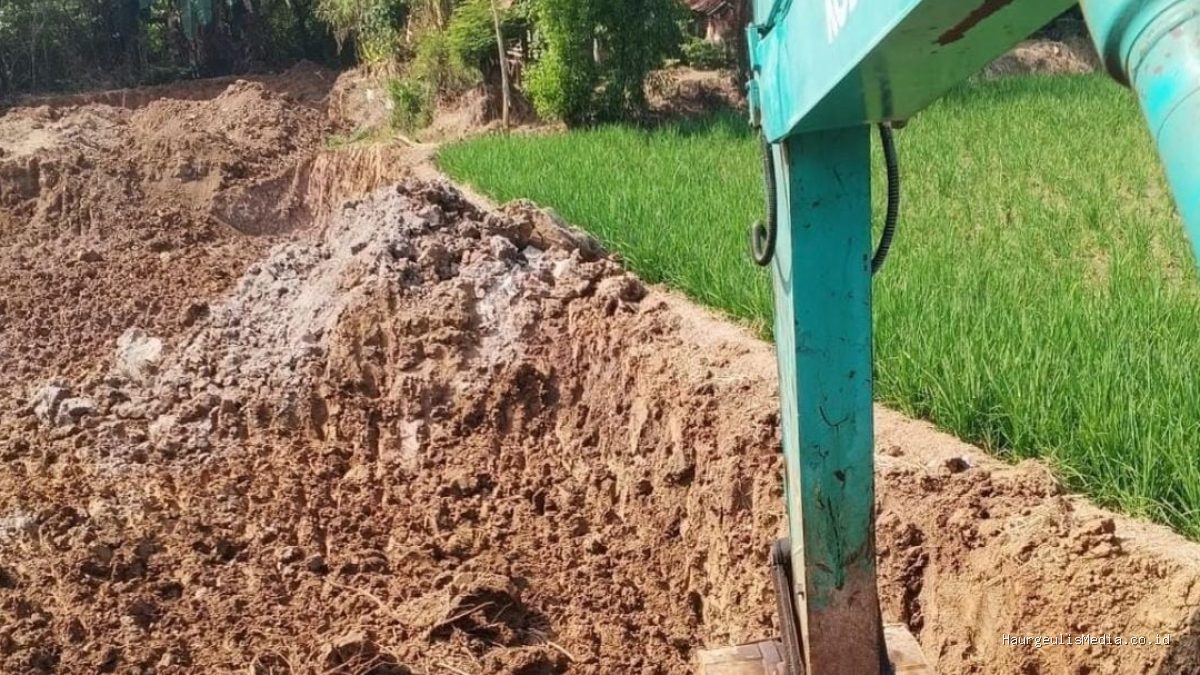 Desa Jatimulya Cetak Sawah Baru, Optimalkan Lahan Demi Pangan