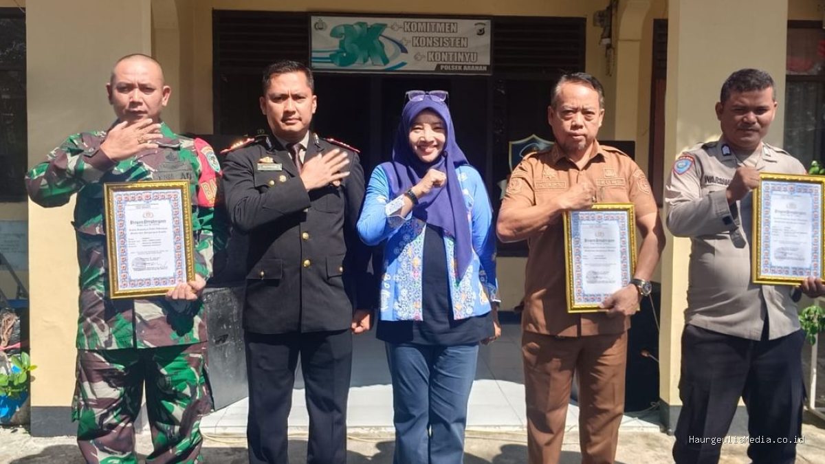 Gempita Arahan! Pranggong Juara 1 Lomba Tiga Pilar Kabupaten