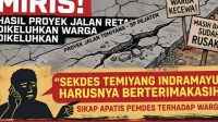 Jalan Retak di Temiyang Indramayu Dikeluhkan, Sekdes: Harusnya Berterima Kasih Jalan Retak di Temiyang Indramayu Dikeluhkan, Sekdes: Harusnya Berterima Kasih