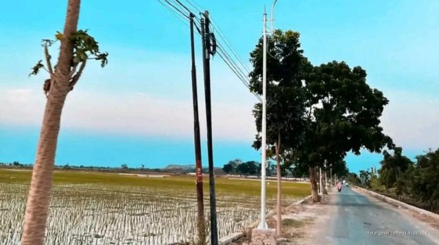 Kawasan Toang Pecuk Kini Terang, PJU Baru Tingkatkan Keamanan Warga