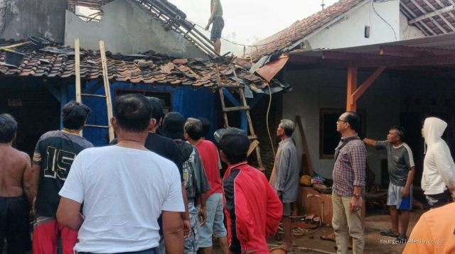 Kebakaran di Haurgeulis Indramayu, Rumah Warga Ludes Terbakar