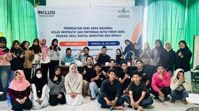 Lakpesdam PCNU Indramayu Bekali Forum Anak Skill Digital Marketing