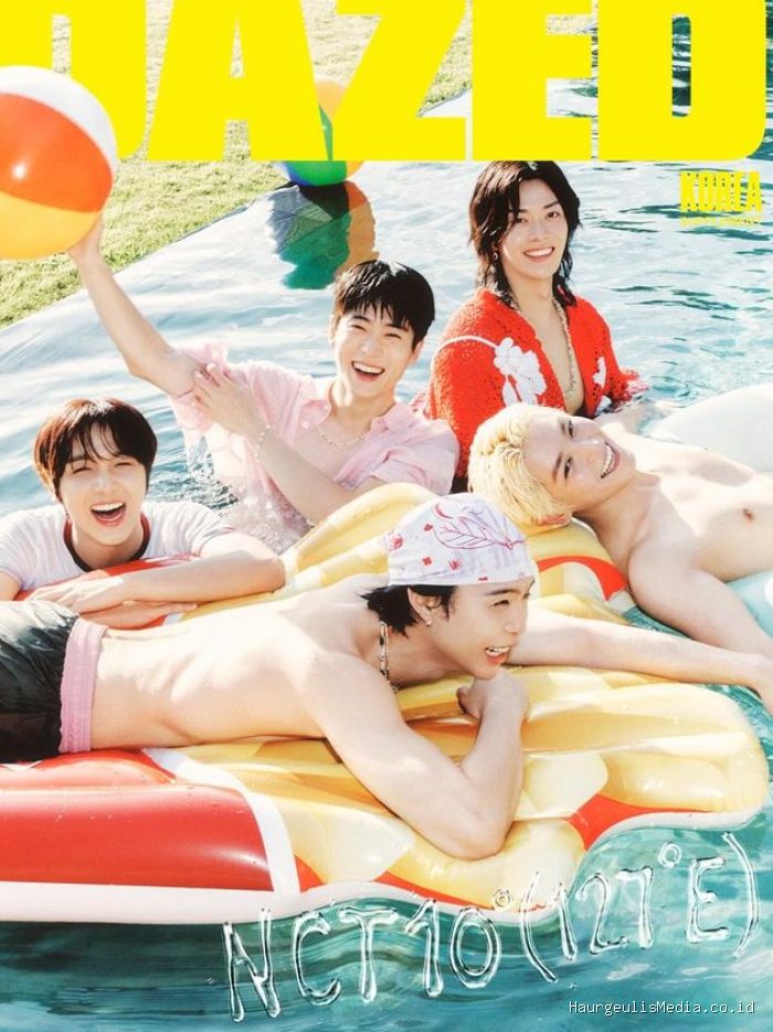 Potret NCT 127 dalam pemotretan di Bali bersama DAZED Korea./ Foto: instagram.com/dazedkorea