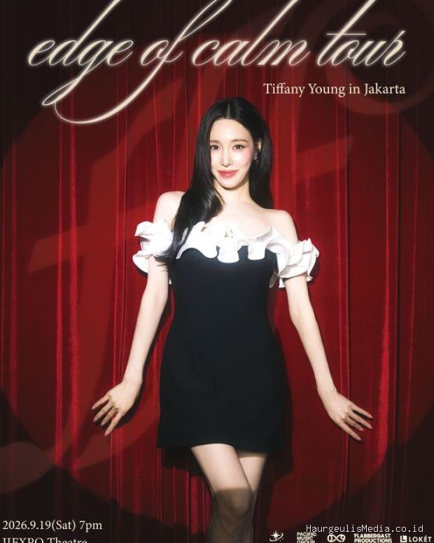 Tiffany Young akan segera menggelar konser 'Edge of Calm' di Jakarta pada September mendatang.