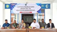 Sertu Zaenal M. Kawal Sumpah Jabatan Perangkat Desa Tugu