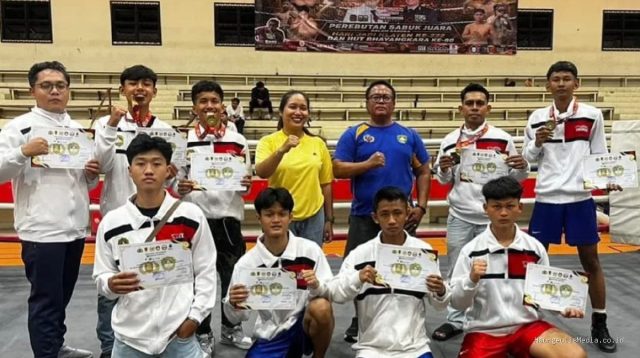 Tim Pertina Indramayu Sabet 10 Medali di Piala Tinju Kapolresta 2026