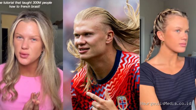 Viral Selebgram Mirip Erling Haaland, Interaksi Manis Jadi Sorotan
