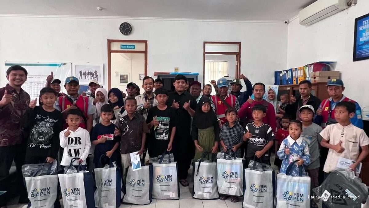 YBM PLN Indramayu Bantu 53 Anak Petugas Billman ULP Jatibarang